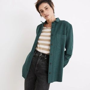 Madewell Flannel Oversized Ex-Boyfriend Swing Shirt - Small